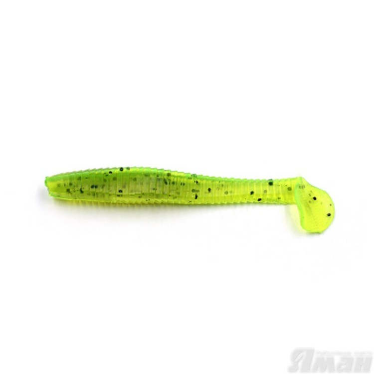 Виброхвост Yaman Flatter Shad, 5", цвет 10 - Green pepper, 4 шт Y-FS5-10 (70579)