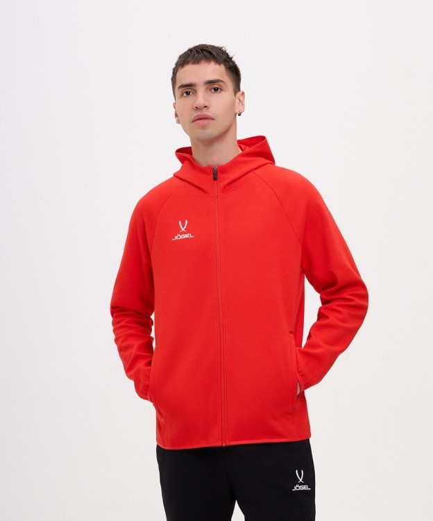 Худи на молнии JÖGEL ESSENTIAL Athlete Hooded FZ Jacket, красный (2114047) Худи на молнии JÖGEL ESSENTIAL Athlete Hooded FZ Jacket, красный (2114047)