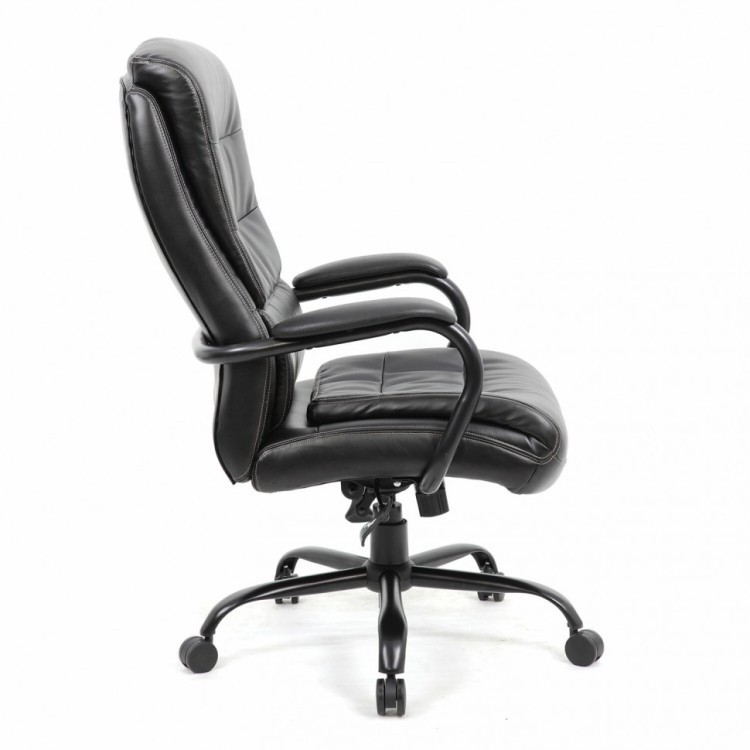 Кресло руководителя Brabix Premium Heavy Duty HD-004 до 200 кг экокожа черное 531942 (1) (84635)