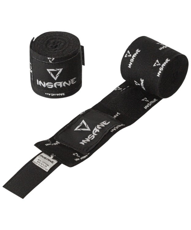 Бинт боксерки Insane PRINT, хлопок/нейлон, черный, 3,5 м (2108811) Бинт боксерки Insane PRINT, хлопок/нейлон, черный, 3,5 м (2108811)