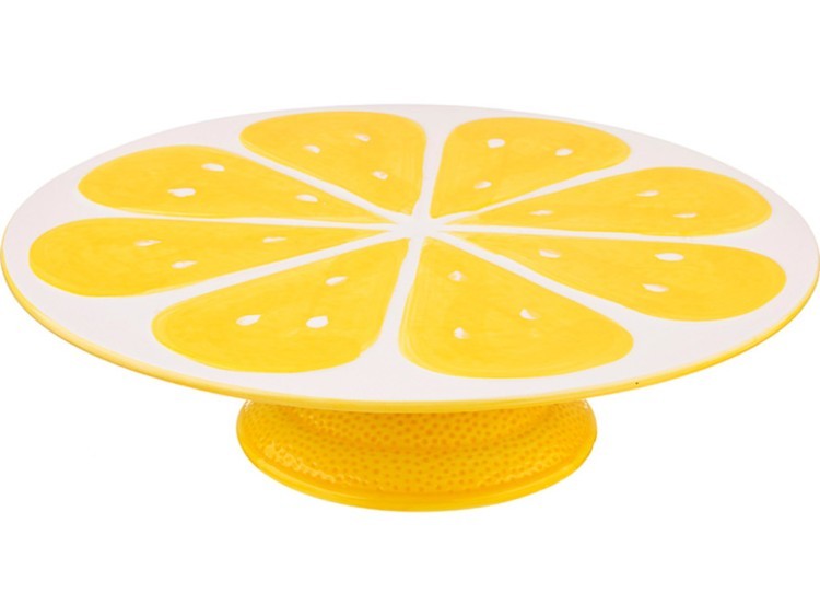 Тортовница "лимон" 31*31*8 см. Lefard (585-078)