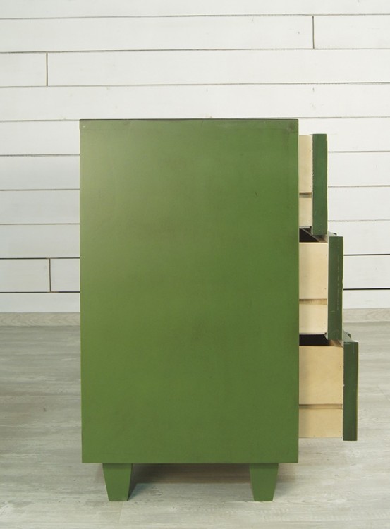 Зеленый комод Emerald 3 ящика арт DSC347ETG DSC347ETG-ET