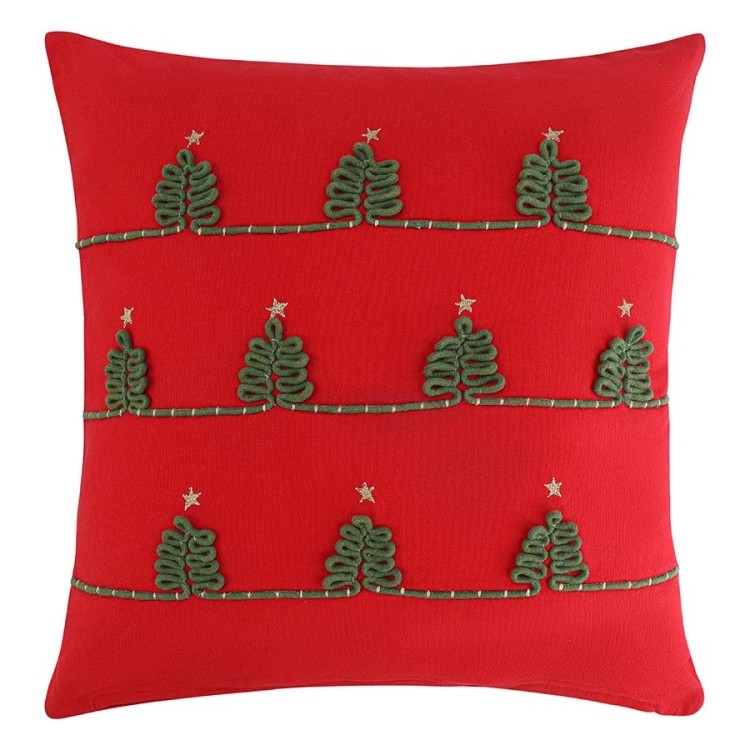 Чехол на подушку christmas forest из коллекции new year essential, 45х45 см (79896)