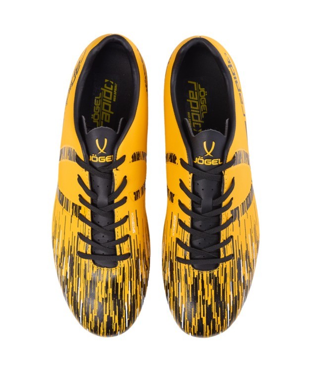 БЕЗ УПАКОВКИ Бутсы футбольные JÖGEL Rapido FG Yellow/black (2134131)