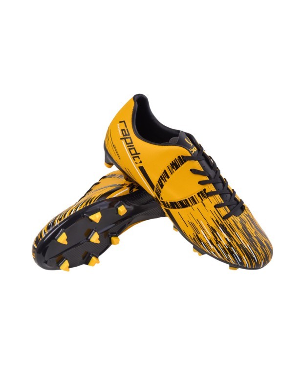 БЕЗ УПАКОВКИ Бутсы футбольные JÖGEL Rapido FG Yellow/black (2134131)