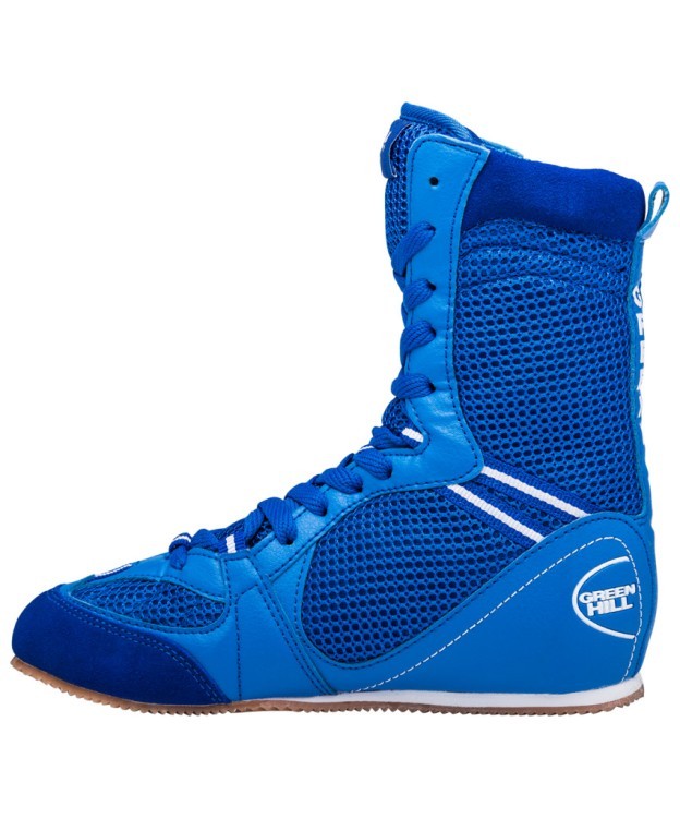 Обувь для бокса PS005 высокая, синий (205921)