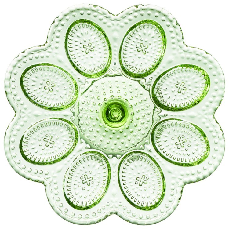 Подставка для 8 яиц "sunday" green на ножке 21*7 см Lefard (355-459)