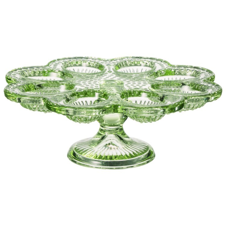 Подставка для 8 яиц "sunday" green на ножке 21*7 см Lefard (355-459)