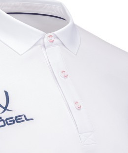 Поло JOGEL NATIONAL PerFormDRY Classic Polo, белый (2113383)