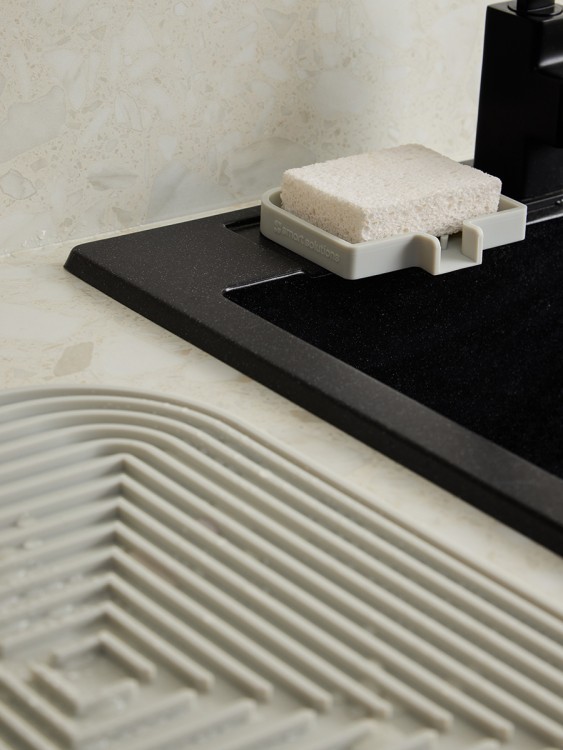 Мыльница dry flex, серая (80060)