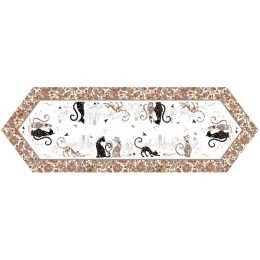 Дорожка "парижские коты" 45х145см 100% хлопок,твил Lefard (850-746-31)