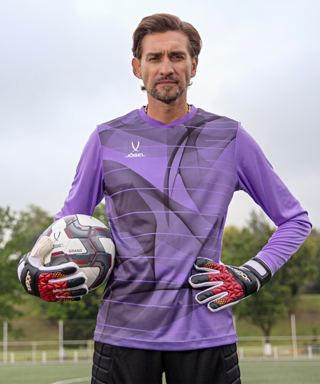 Свитер вратарский DIVISION PerFormDRY GK Pattern LS, сиреневый/темно-серый/белый (1020661) Свитер вратарский DIVISION PerFormDRY GK Pattern LS, сиреневый/темно-серый/белый (1020661)