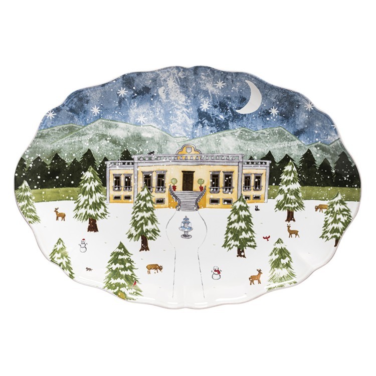 Блюдо TA501-WHI(TA501-00921C), керамика, white, CASAFINA BY COSTA NOVA