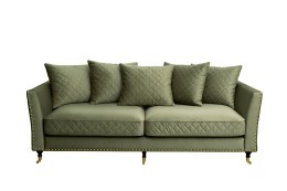 Диван Сорренто(Sorrento)/BD 220 трехмест., велюр оливковый Colt1002-OLIV 220*101*88см (TT-00017251)