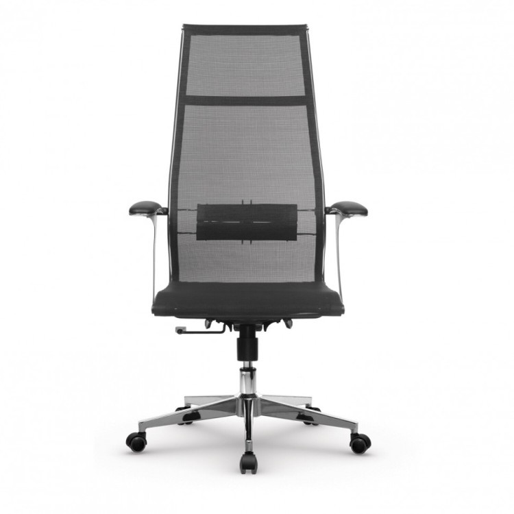 Кресло офисное Метта К-7-Т хром сиденье и спинка регулируемые черное 532467 (1) (91136)