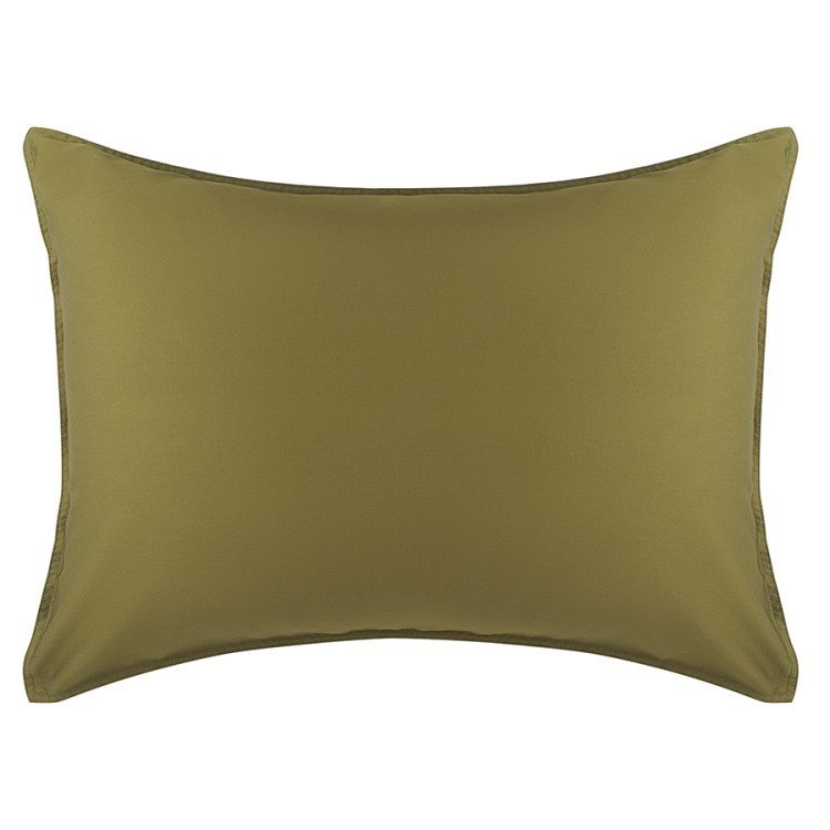 Набор наволочек из премиального сатина оливкового цвета из коллекции essential, 50х70 см (77137)