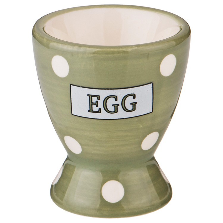 Подставка под яйцо "green egg"  5,6*5,6*6,6 см. без упаковки Lefard (230-189)