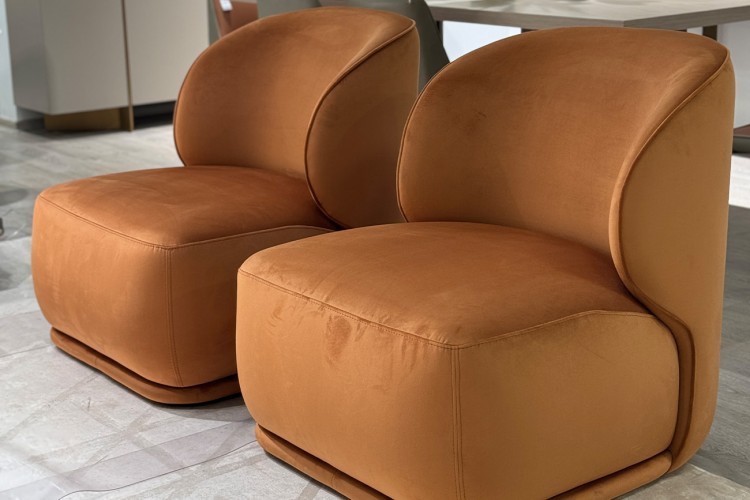 Кресло Капри Базовая(Capri Basic), велюр терракотовый Colt006-TER 80*90*82см (TT-00013733)