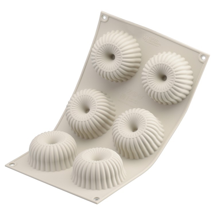 Форма для приготовления пирожных mini raggio 18 х 33,6 см силиконовая (68916) Форма для приготовления пирожных mini raggio 18 х 33,6 см силиконовая (68916)