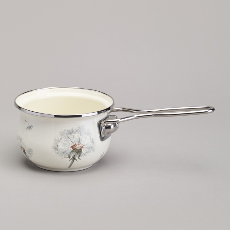 Ковш эмалированный серия "dandelion" 0,9л, диа 14 см Agness (943-059) Ковш эмалированный серия "dandelion" 0,9л, диа 14 см Agness (943-059)