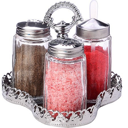 Набор для специй на подставке 5 пр стекло/нерж Mayer&Boch (40480) Набор для специй на подставке 5 пр стекло/нерж Mayer&Boch (40480)