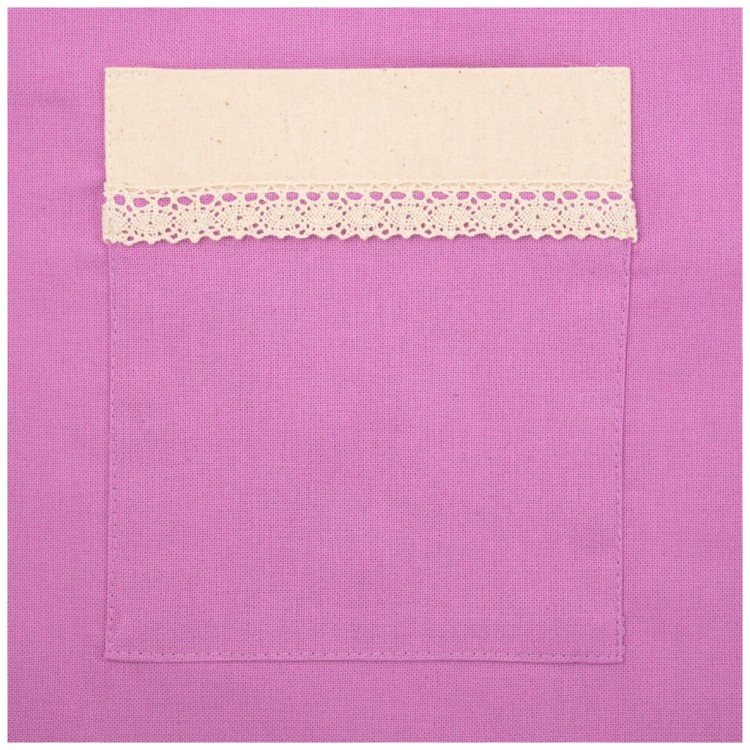 Фартук "lavender",100% х/б, лиловый\бежевый, SANTALINO (850-605-32)
