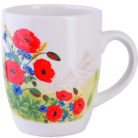 Кружка 310мл Цветущие Маки доломит LR (60270) Кружка 310мл Цветущие Маки доломит LR (60270)