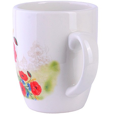 Кружка 310мл Цветущие Маки доломит LR (60270) Кружка 310мл Цветущие Маки доломит LR (60270)