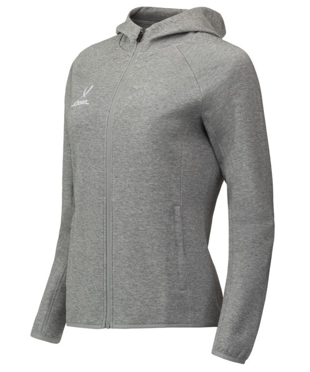 Худи на молнии женское ESSENTIAL Athlete Hooded FZ Jacket W, серый (2111635) Худи на молнии женское ESSENTIAL Athlete Hooded FZ Jacket W, серый (2111635)