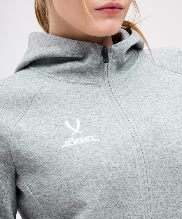 Худи на молнии женское ESSENTIAL Athlete Hooded FZ Jacket W, серый (2111635) Худи на молнии женское ESSENTIAL Athlete Hooded FZ Jacket W, серый (2111635)