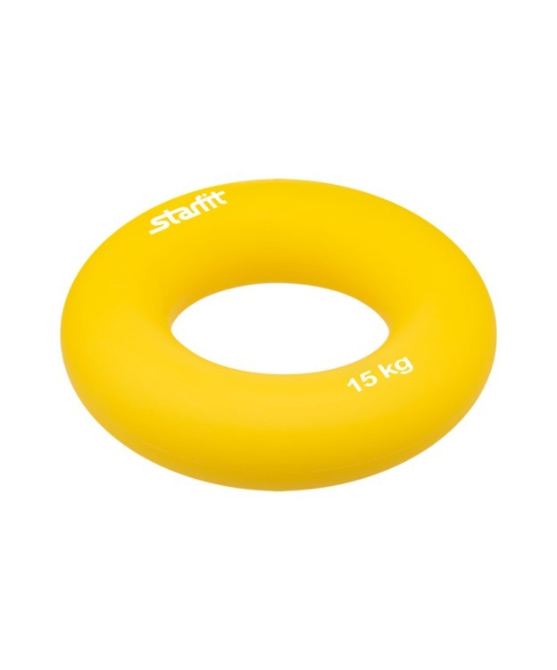 Эспандер кистевой ES-404 "Кольцо", диаметр 8,8 см, 15 кг, жёлтый (625515)