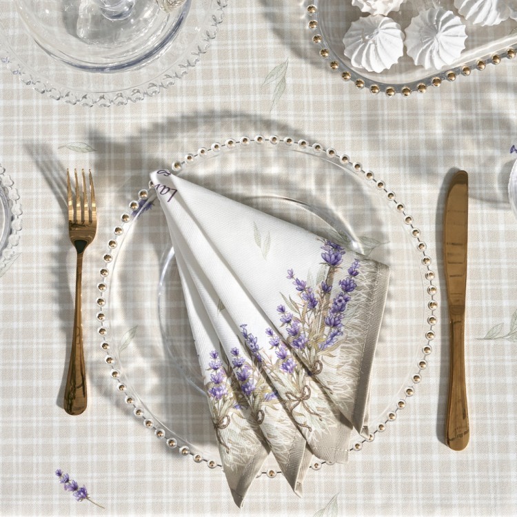 Набор салфеток из 2-х шт "душа прованса",40х40см, 100% хлопок,бежевый,твил, Lefard (850-735-8)