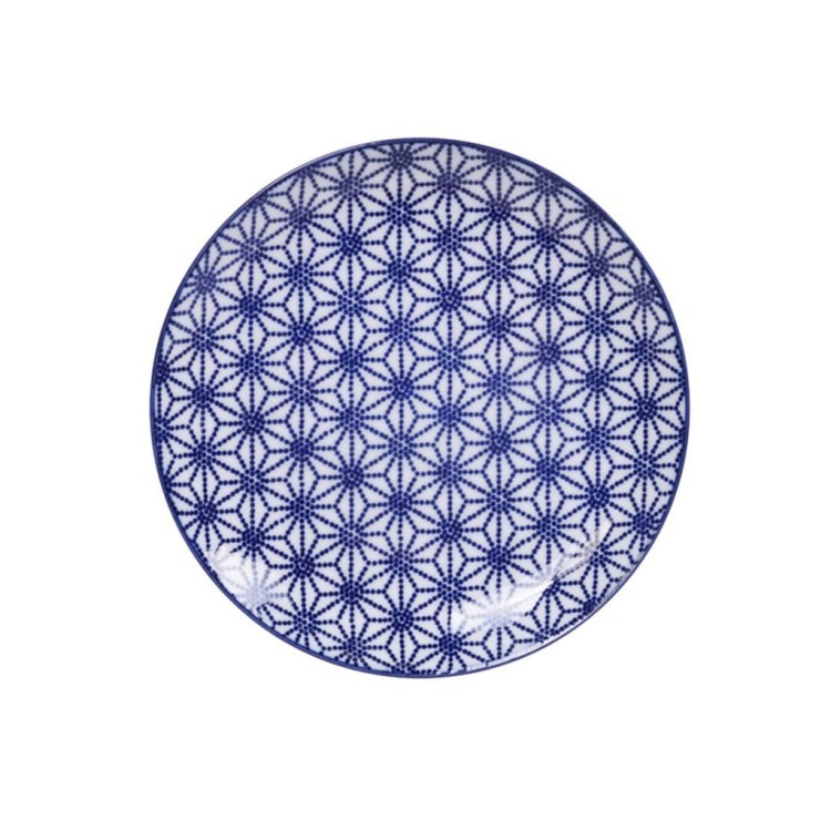 Тарелка 17957, 25,7 см, фарфор, blue, TOKYO DESIGN