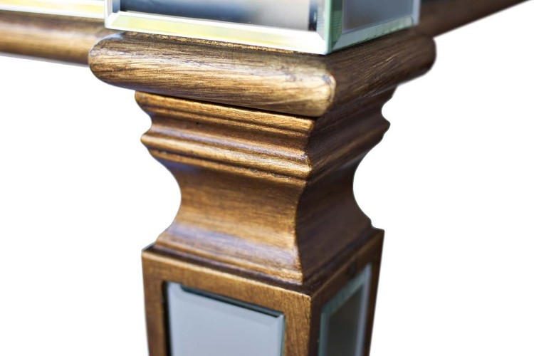 Стол обеденный столешница мрамор,зеркальн.160*90*78,5 (TT-00000082)