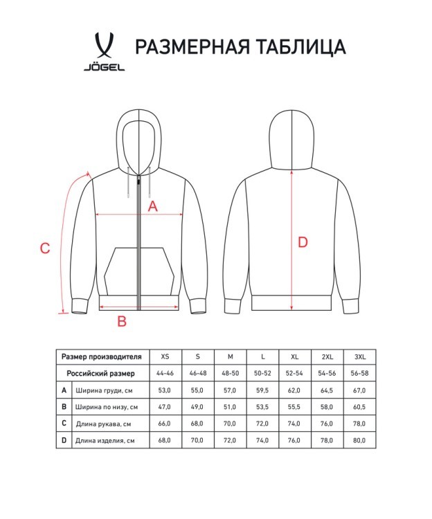 Худи на молнии ESSENTIAL Cotton Zip Hoodie, темно-синий (2115308)