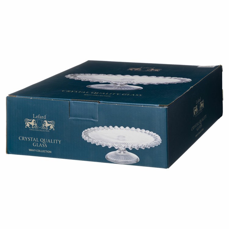 Тортовница "wavy" 25*7,5см Lefard (355-432)