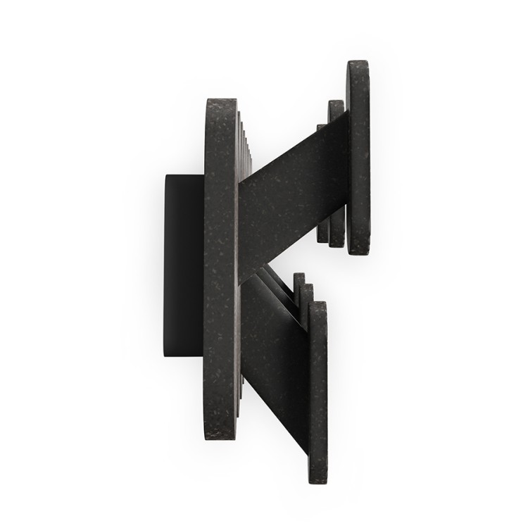 Вешалка настенная tempo, 6 крючков, черная (79961)