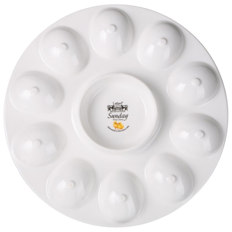 Блюдо для 10 яиц lefard "sunday" 25 см Lefard (85-2096)