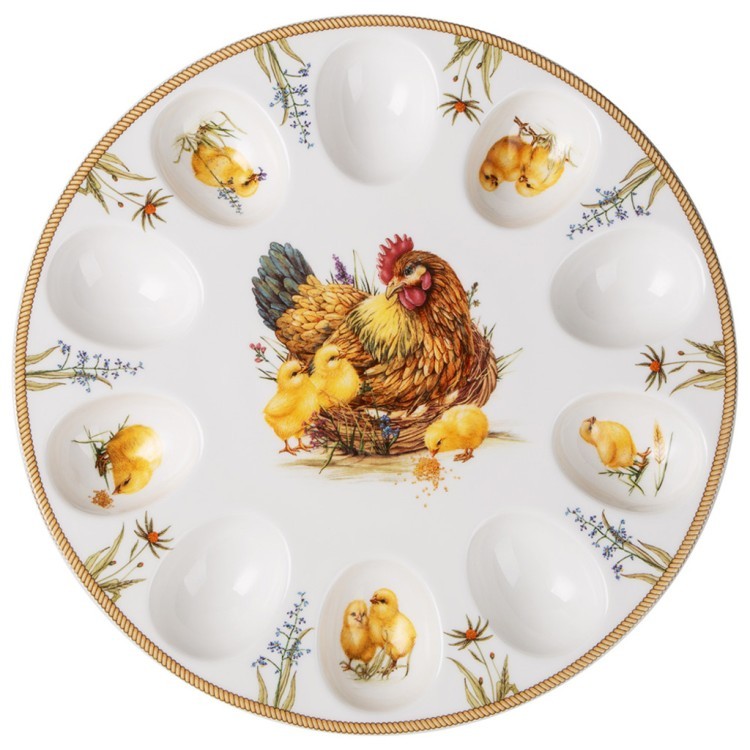 Блюдо для 10 яиц lefard "sunday" 25 см Lefard (85-2096)