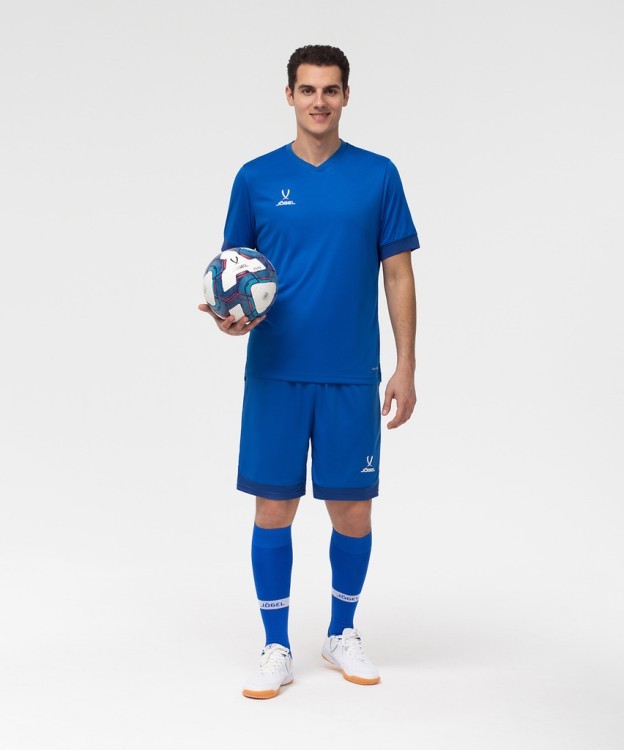 Футболка игровая JOGEL DIVISION PerFormDRY Union Jersey, синий/темно-синий/белый (1751350)