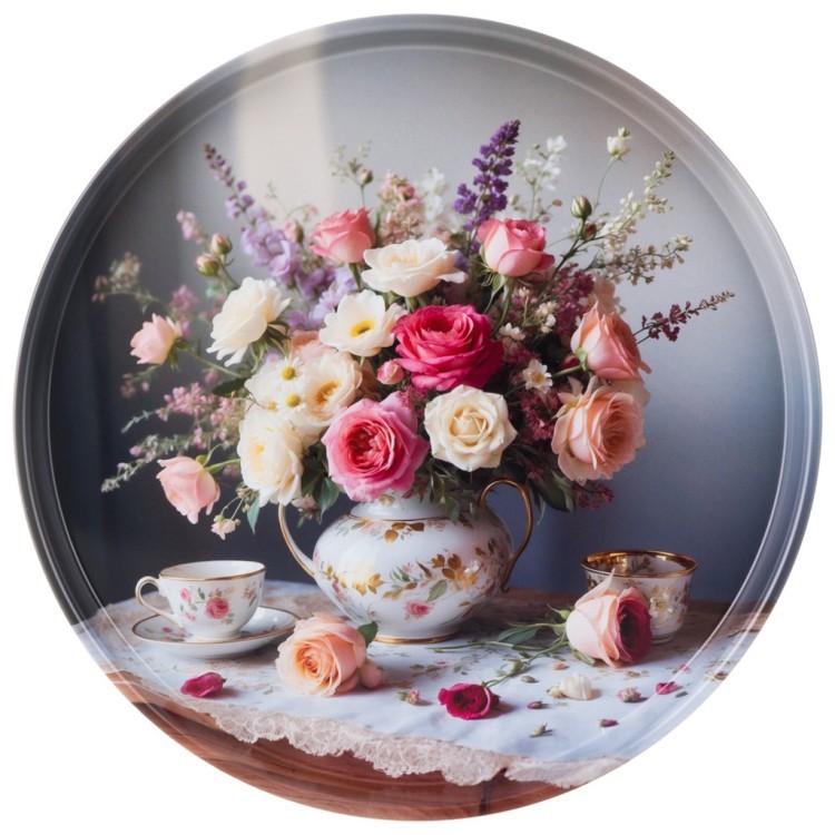 Поднос сервировочный agness 33*2,1 см Agness (898-257)