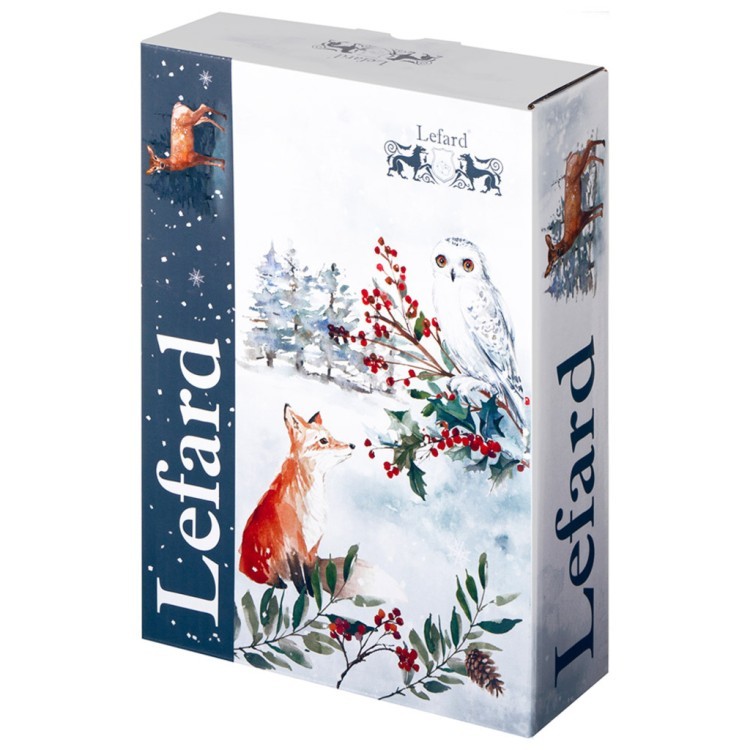 Блюдо прямоугольное lefard "лесная сказка"  20*14,5*5,5 см, разноцветный Lefard (409-414-11)