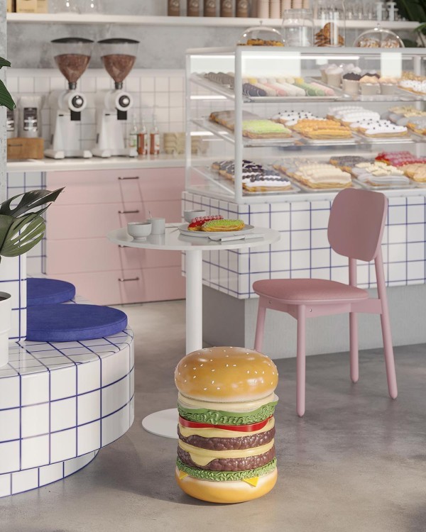 Стул saga, рогожка, розовый (76405) Стул saga, рогожка, розовый (76405)