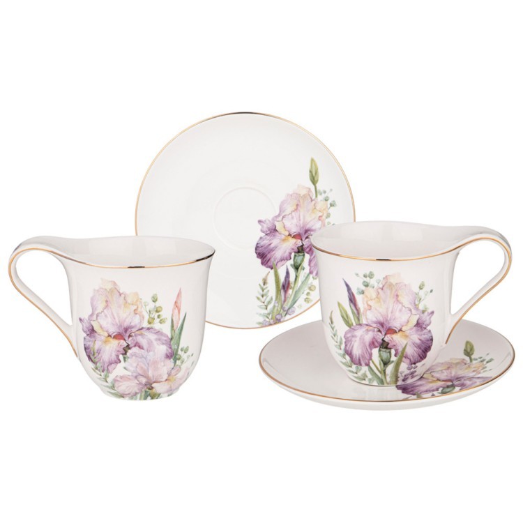 Набор чайный lefard "irises" на 2 пер. 4 пр. 275 мл, разноцветный (590-480-11) 