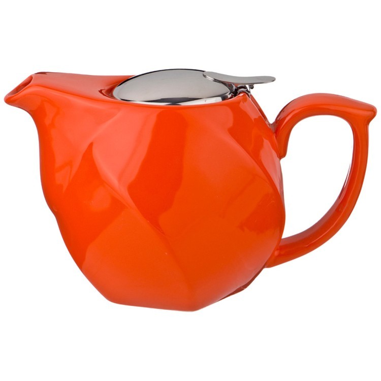 Заварочный чайник 750 мл.оранжевый Agness (470-189)