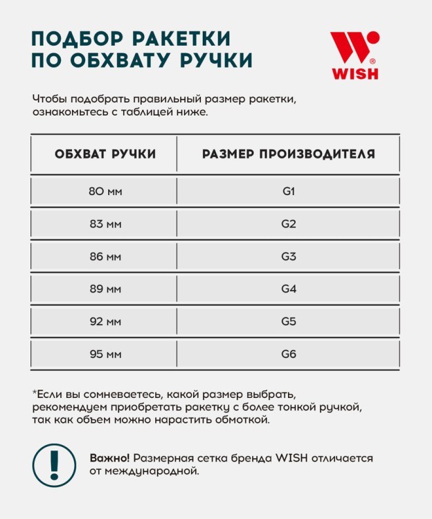 Ракетка для бадминтона WISH Carbon Pro 98, серый/зеленый (2119125)