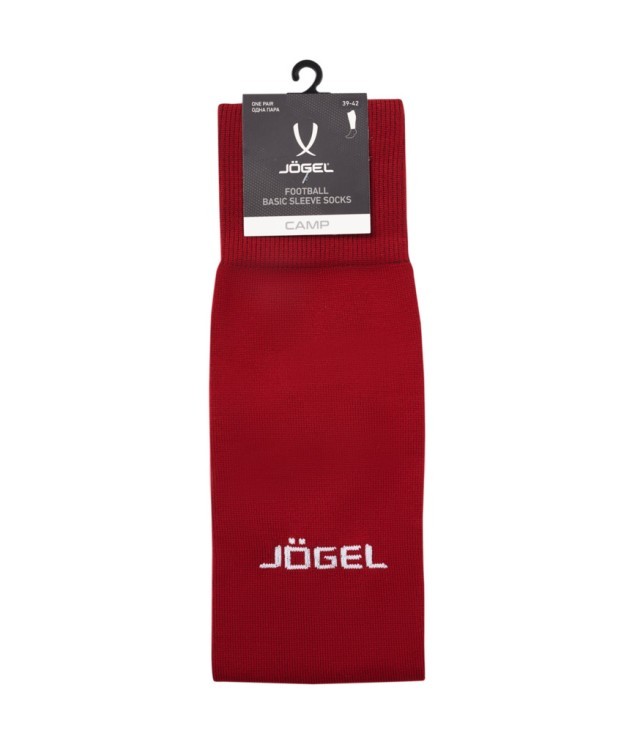 Гольфы футбольные JOGEL CAMP BASIC SLEEVE SOCKS, гранатовый/белый (2076888)