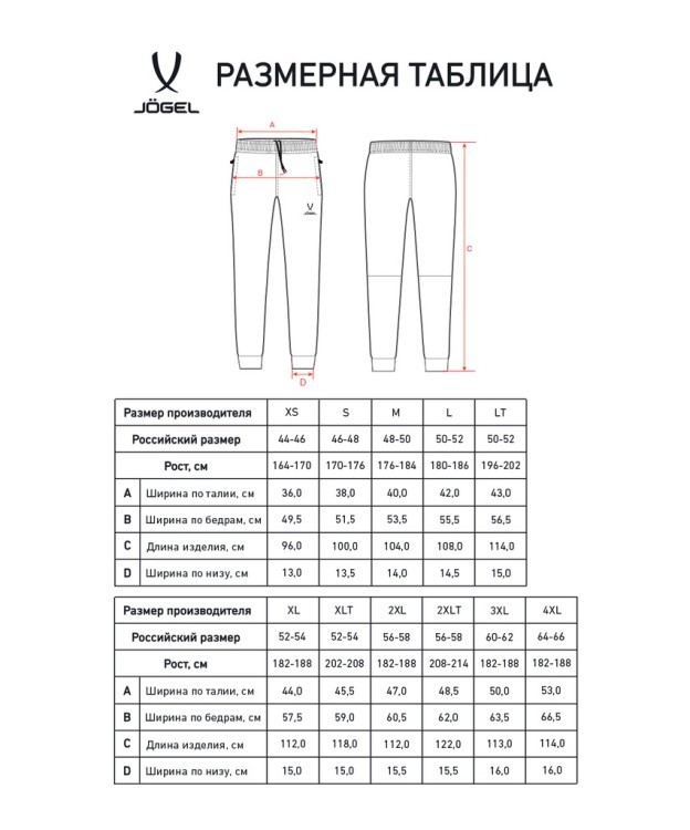 Брюки JOGEL ESSENTIAL Athlete Pants, серый (2130830)