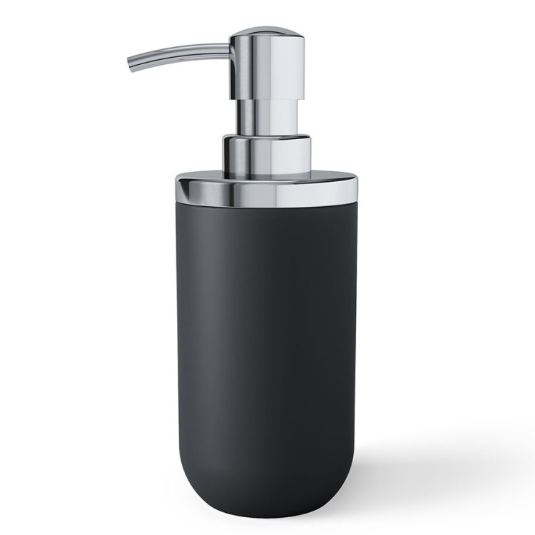 Диспенсер для жидкого мыла junip, 380 мл, черный (66973)