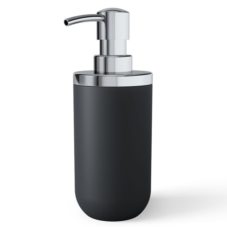 Диспенсер для жидкого мыла junip, 380 мл, черный (66973)